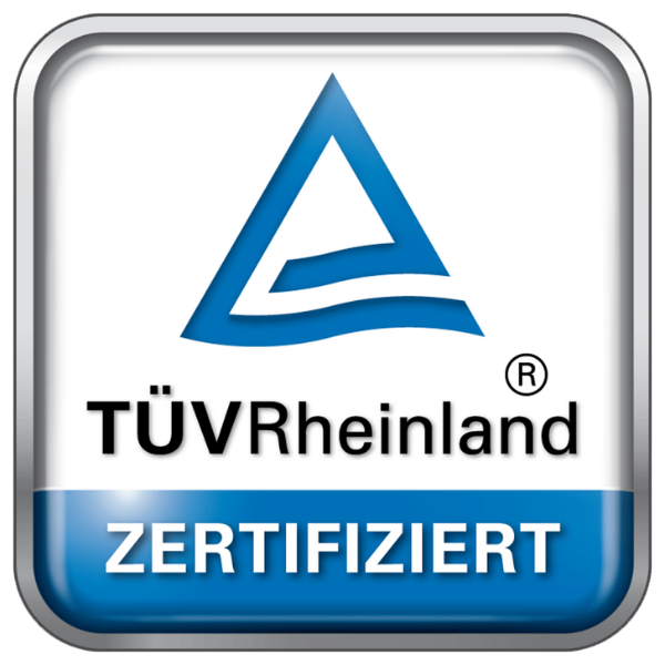 TÜV Rheinland zertifizierte Expertise